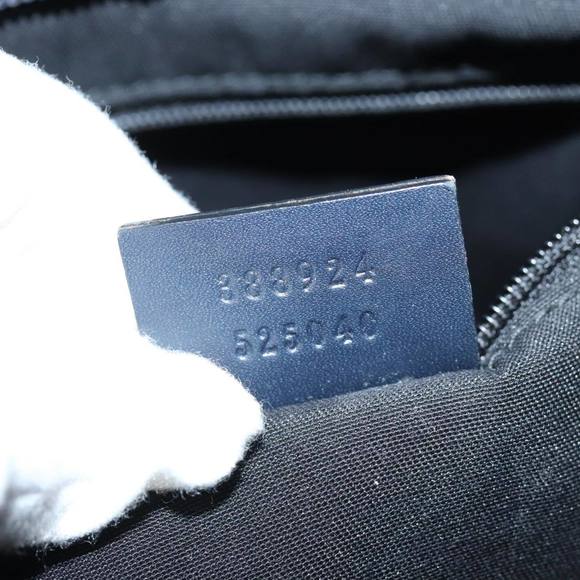 GUCCI GG Supreme Shoulder Bag PVC Outlet Navy 388924 Auth 73108 - Picture 12 of 16